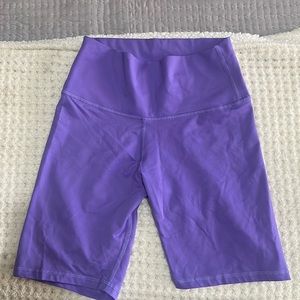 Aerie bike shorts athletic shorts spin shorts purple lilac size medium